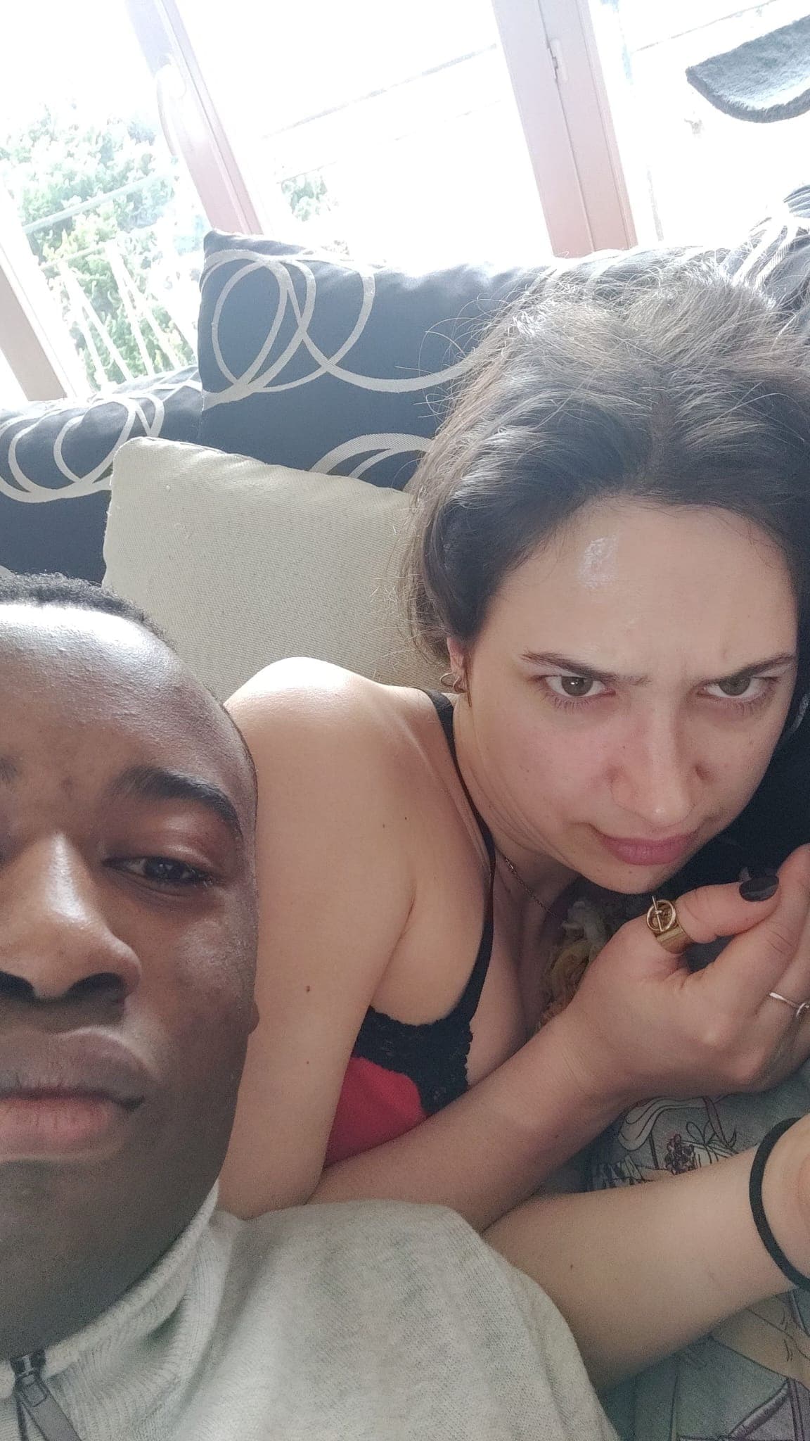 Selfie regard de star